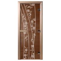 Дверь Doorwood Весна цветы бронза