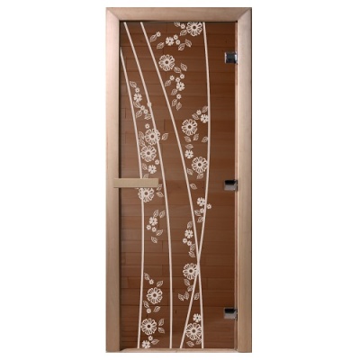 Дверь Doorwood Весна цветы бронза