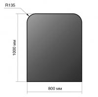 Лист напольный Везувий, 2мм, черный 1000*800*2 R135