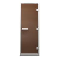 Дверь для хамама Doorwood "Бронза Матовая"