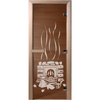 Дверь Doorwood Банька бронза