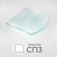 Стекло напольное СП3 (под печь) 1100*1100мм(780мм) R641