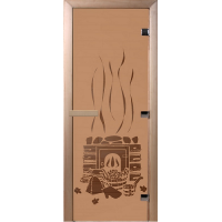 Дверь Doorwood Банька бронза матовая