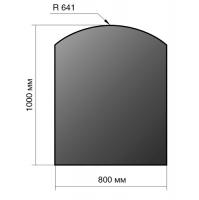 Лист напольный Везувий, 2мм, черный 1000*800*2 R641