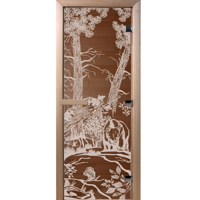 Дверь Doorwood Мишки в лесу бронза