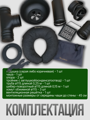 Второе дыхание для бани МИНИ ЧЕРНОЕ