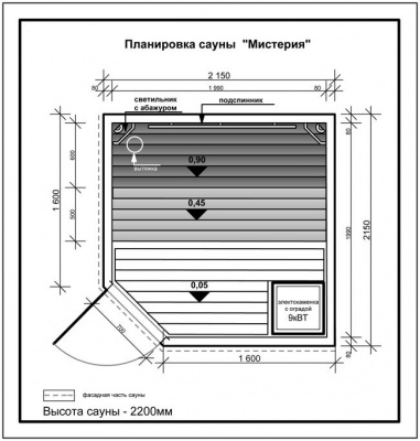 Сборная сауна Мистерия