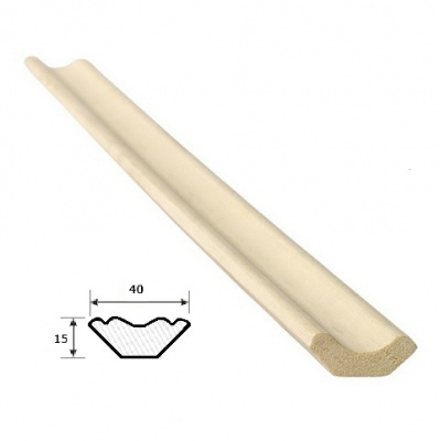 Плинтус из липы 30*30