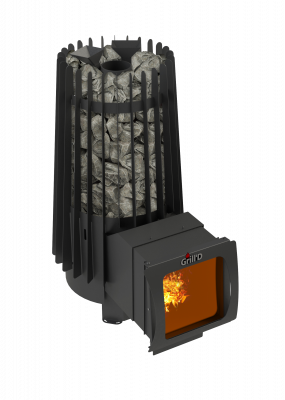 Печь для бани Cometa 240 Vega(Комета Вега) Long Window Max Grill`D