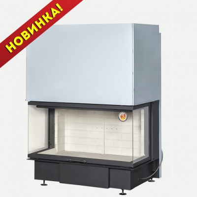 Каминная топка Дельта 1200 три стекла принтинг