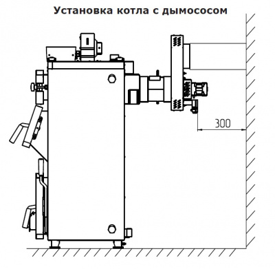 Дымосос центробежный Zota D=180